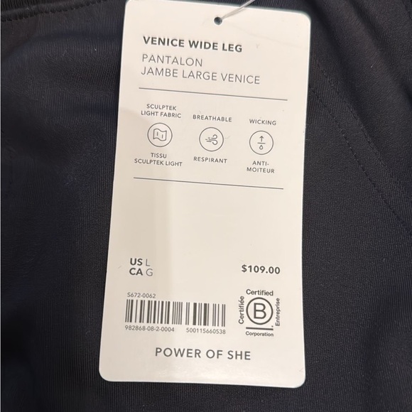 Athleta Venice Wide Leg // Black #982868 - Picture 11 of 16